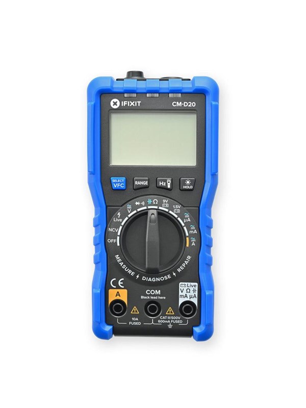 iFixit CM-D20 digitalt multimeter - CAT III 500 V (IF145-035-8)