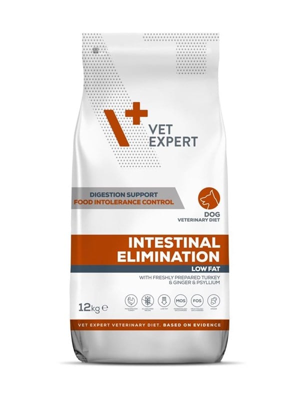 VetExpert Veterinary Diet Intestinal Elimination Low fat Dog - dry dog food - 12kg billede