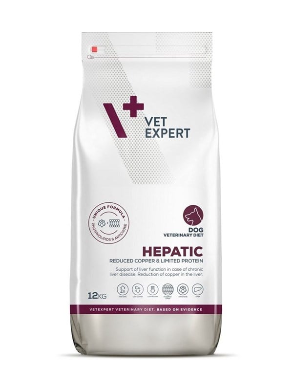 VetExpert Veterinary Diet Hepatic Dog - dry dog food - 12kg billede