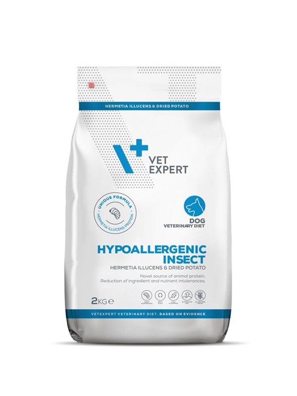 Hundefoder tørfoder - VetExpert Veterinary Diet Hypoallergenic Insect, 2 kg
