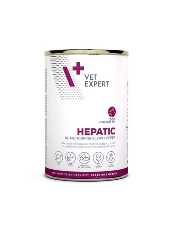 Hundefoder vådfoder - VetExpert Veterinary Diet Hepatic Dog 400 g