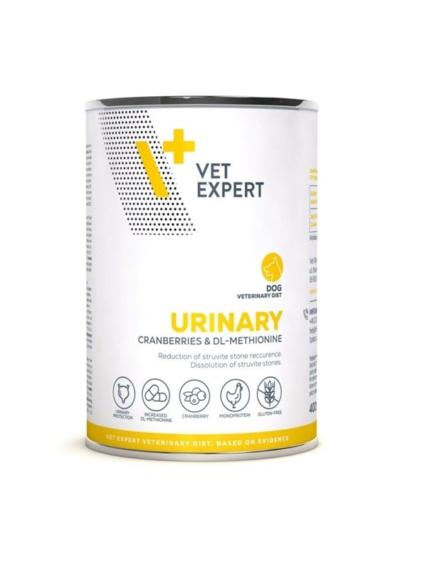 Hundefoder vådfoder VetExpert Urinary kylling 400 g