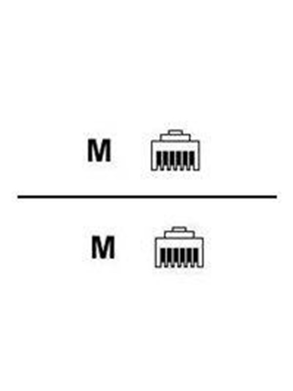 EFB NORDIC EFB-Elektronik network cable - 1 m - black - Sort - 1m