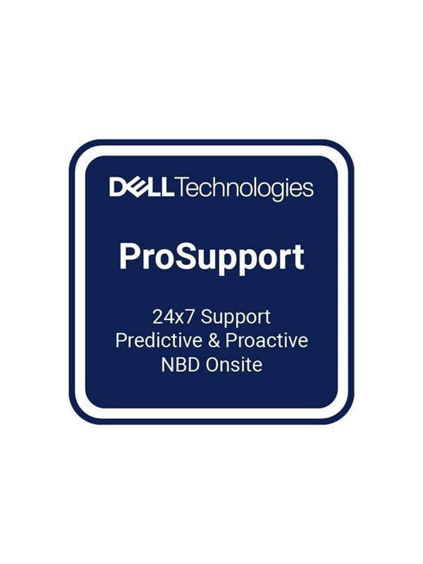 Dell Upgrade from 3Y ProSupport to 5Y ProSupport - extended service agreement - 2 years - 4th/5th year - on-site