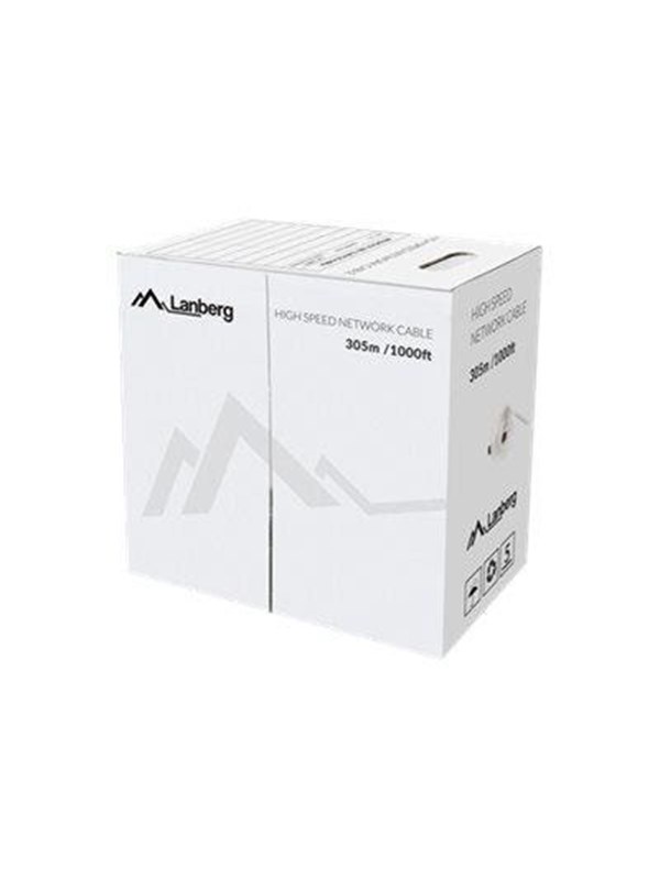 Lanberg bulk cable - 305 m - red - Rød