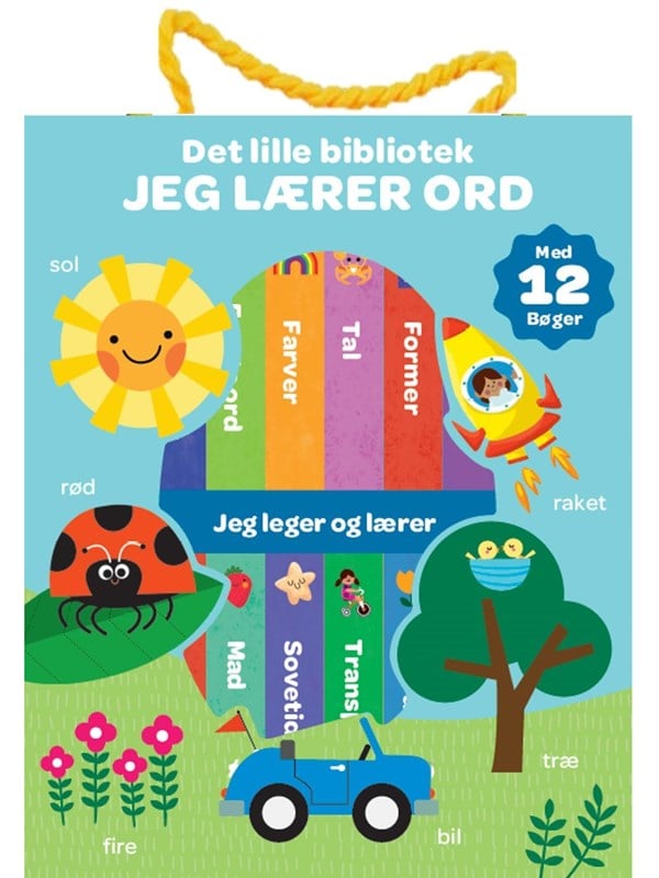 Det lille bibliotek: Jeg lærer ord - Børnebog - Papbog