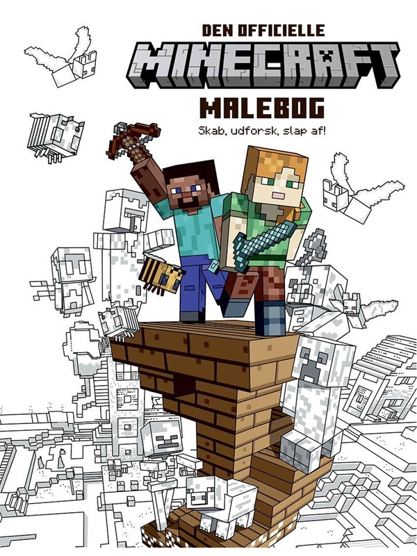 Den officielle Minecraft malebog - Hobby - Boardbook