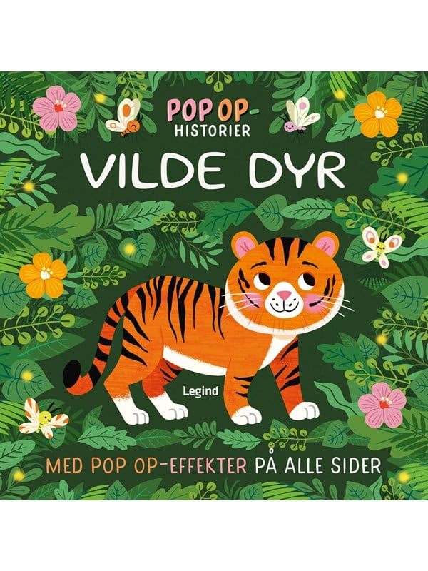 Pop-op historier - Vilde dyr - Børnebog - Papbog