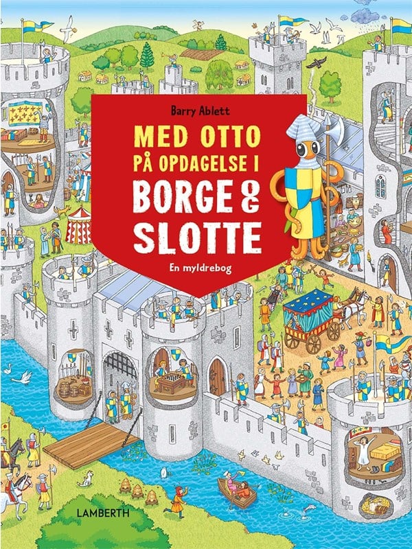 Med Otto på opdagelse i borge og slotte - Børnebog - Hardcover