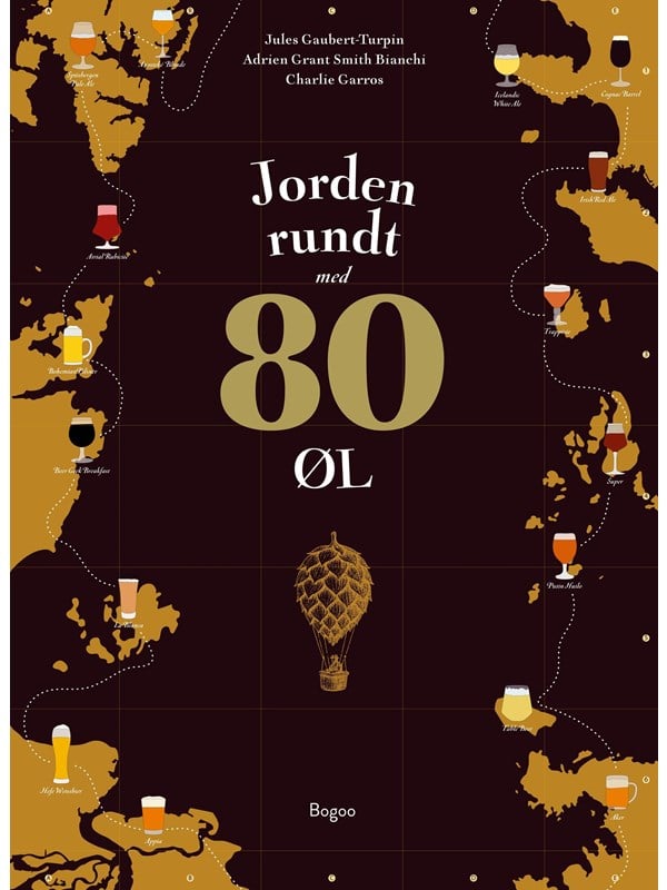Jorden rundt med 80 øl - Vin og spiritus - hardback