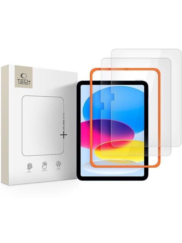 Tech-Protect Easy Set+ 2-pack Tempered Glass for iPad 10.9" 2022 / iPad 11" 2025 billede