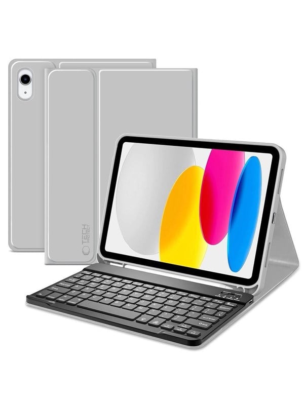 Tech-Protect SC Pen + Keyboard Case for iPad 10.9" 2022 (10th Gen.) / 11" 2025 (11th Gen) - Gray