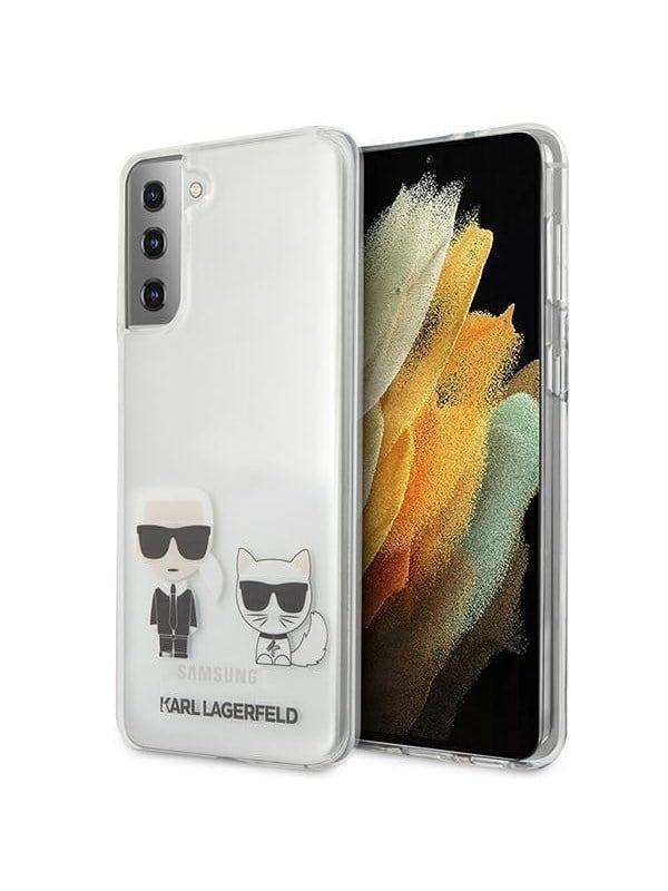 Karl Lagerfeld Karl&Choupette Case for Samsung Galaxy S21+ - Transparent