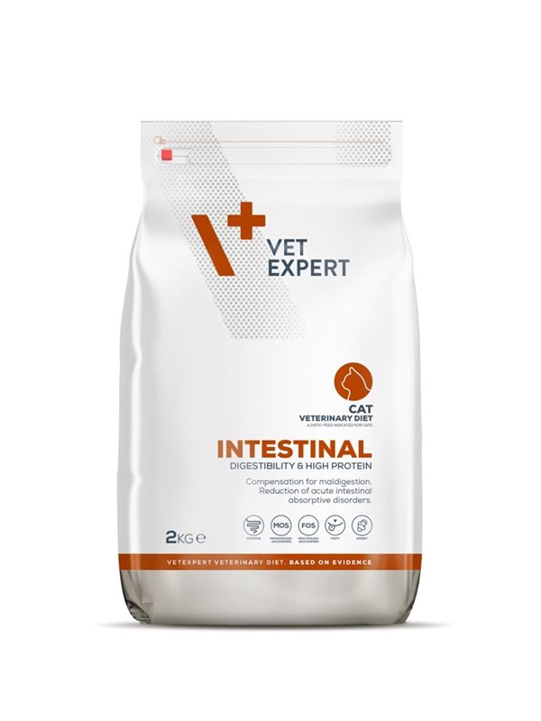 VetExpert Veterinary Diet Intestinal Cat - dry food for cats - 2 kg billede