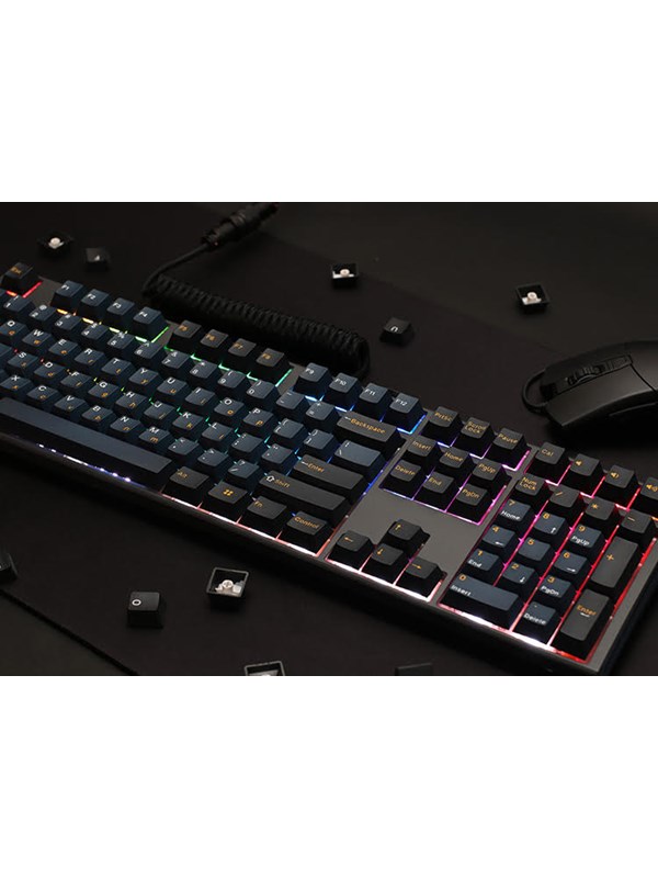 Ducky One 3 Pro - Nazca Line Nordic - Fullsize 100% - MX2A Brown- RGB billede