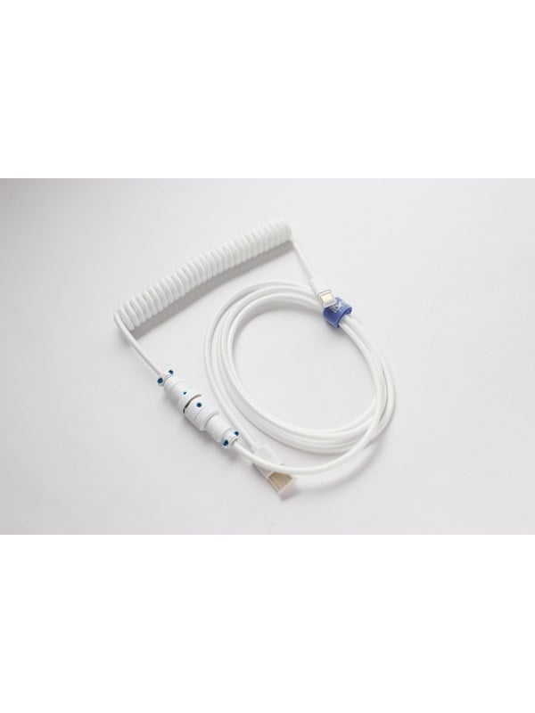 Ducky Premicord Pure White USB Kabler - GEEKD.dk