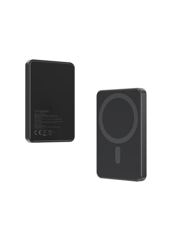 Gembird 15 W Magnetic wireless powerbank Powerbank - Sort - 5000 Ah