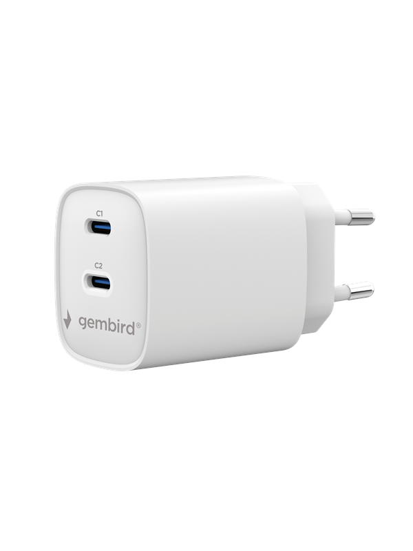 N--GEMBIRD 2-port 45 W USB fast charger