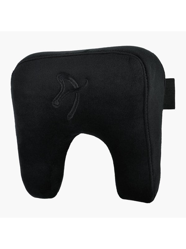 Arozzi Neck Pillow - Velvet - Black