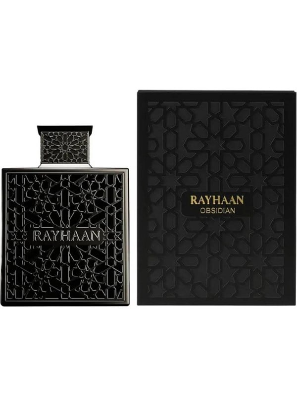Rayhaan Obsidian Woody Spicy Amber Masculine Eau De Parfum