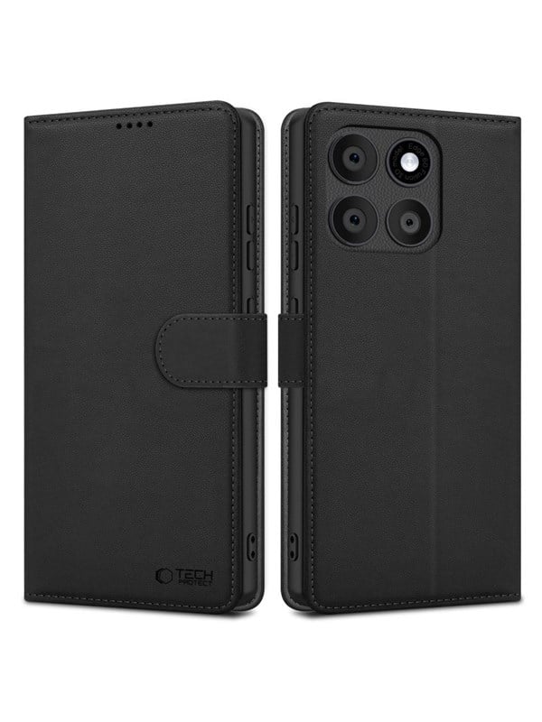 Tech-Protect Wallet Case for Motorola Edge 60 Fusion - Black
