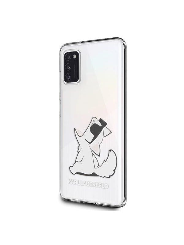 Karl Lagerfeld Choupette Fun Case for Samsung A41 - Transparent