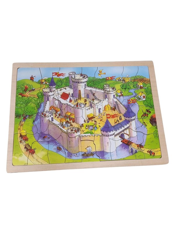 Playwood Wooden Castle Jigsaw Puzzle - 41 pcs. Wood