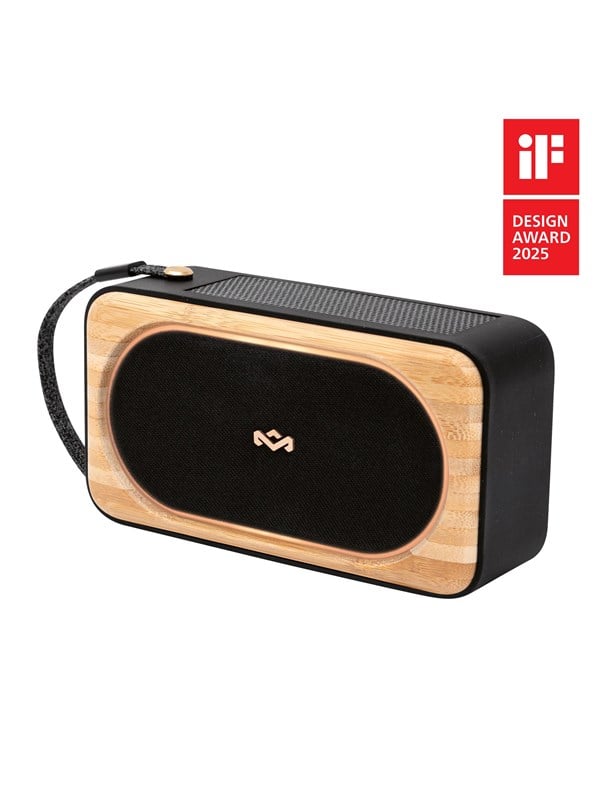 House of Marley Roots Solar Bluetooth Speaker - Black House of Marley Roots Solar Bluetooth Speaker - Black