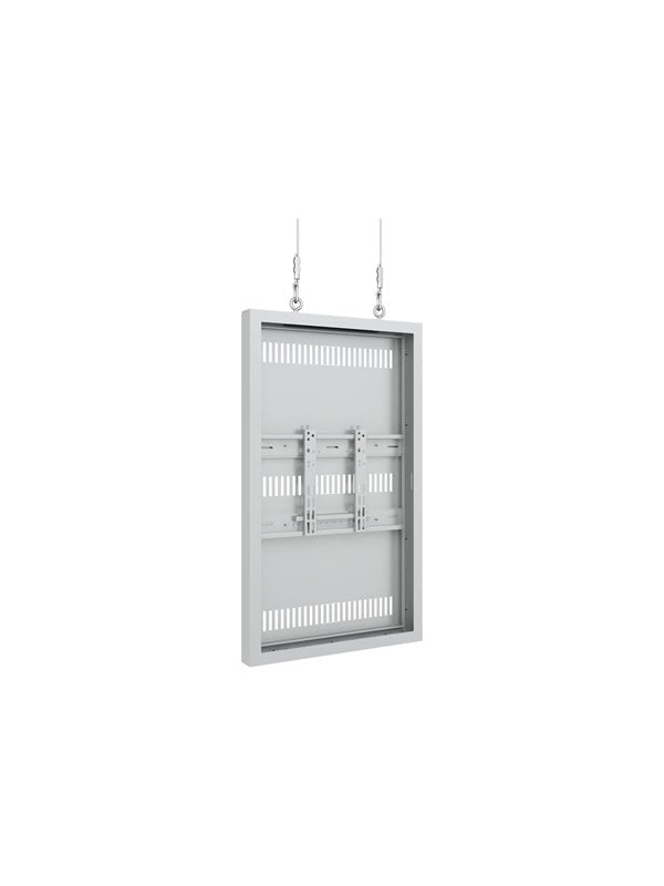 Multibrackets M Pro Series enclosure - for digital signage panel - wire slim small - white - Maks 40 kg - Maks størrelse 43"