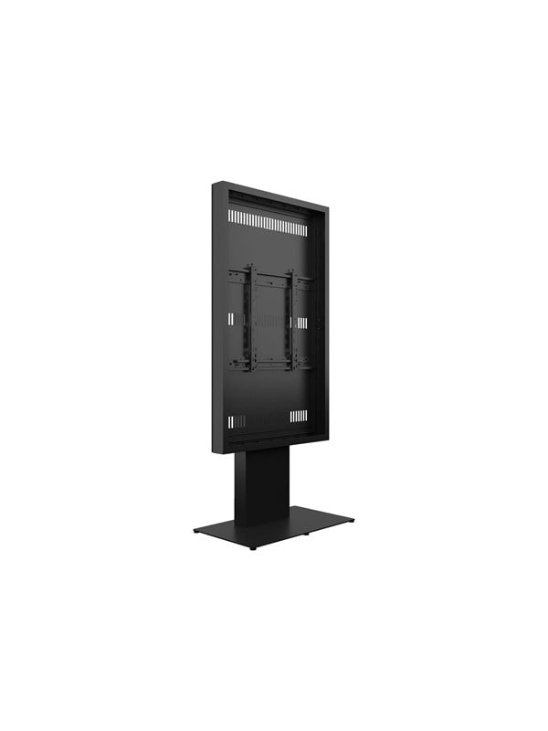 Multibrackets M Pro Series stand - kiosk style - for flat panel - black - Maks 50 kg - Maks størrelse 75"