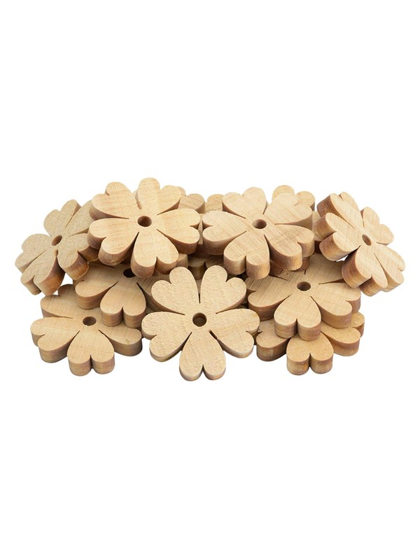 Colorations - Wooden Flower Decoration - 20 pcs.