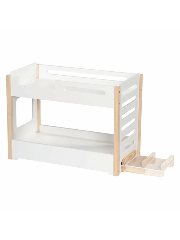 Goki Wooden Doll Bunk Bed with Slide