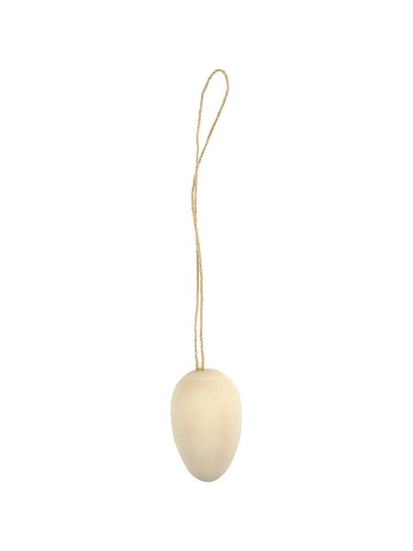 Creativ Company Wooden Mini Eggs 2.5cm - 20pcs. billede