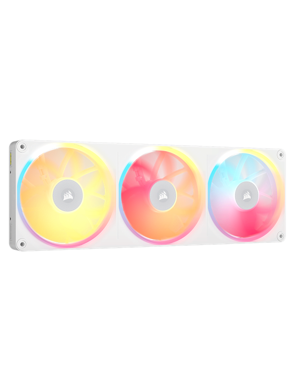 Corsair iCUE LINK LX360 - Kabinet køler - 120mm - Hvid med RGB LED lys - 36 dBA
