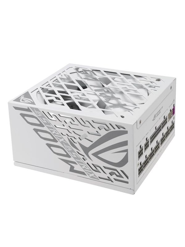 ASUS ROG STRIX PLATINUM 1000W White (ROG Equalizer) Strømforsyning - 1000 Watt - ATX 3.1 - 80 Plus Platinum certified