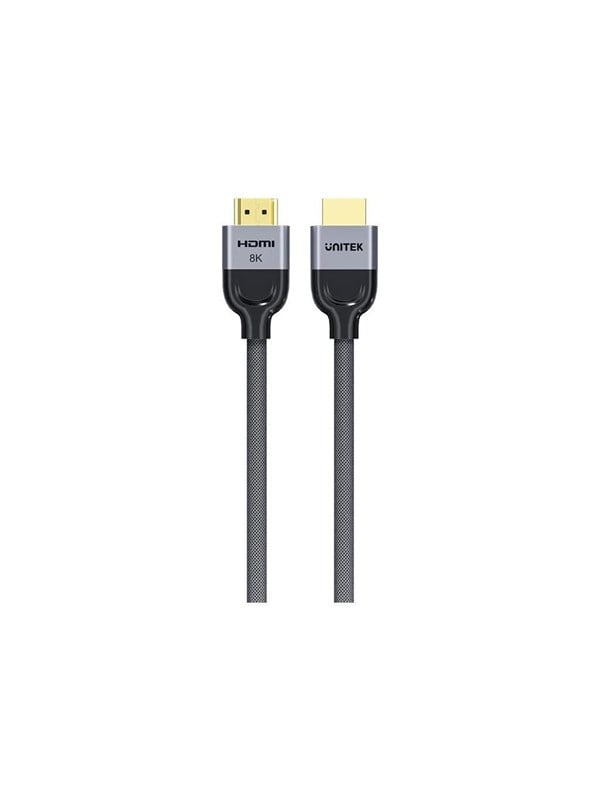 HDMI-kabel 2.1 8K - UNITEK LUX Oplot, 1 m