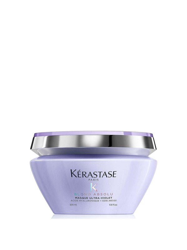 Kerastase Blond Absolu Masque Ultra-Violet 200ml, Kvinder, Blondt hår, Blond, 200 ml, Farvebeskyttet, Hyaluronsyre