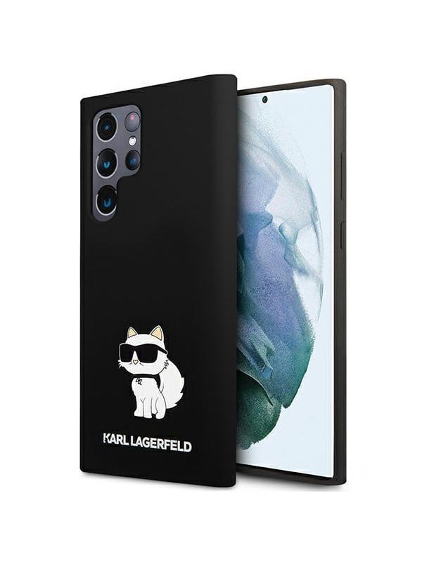 Karl Lagerfeld Silicone Choupette case for Samsung Galaxy S24 Ultra - black