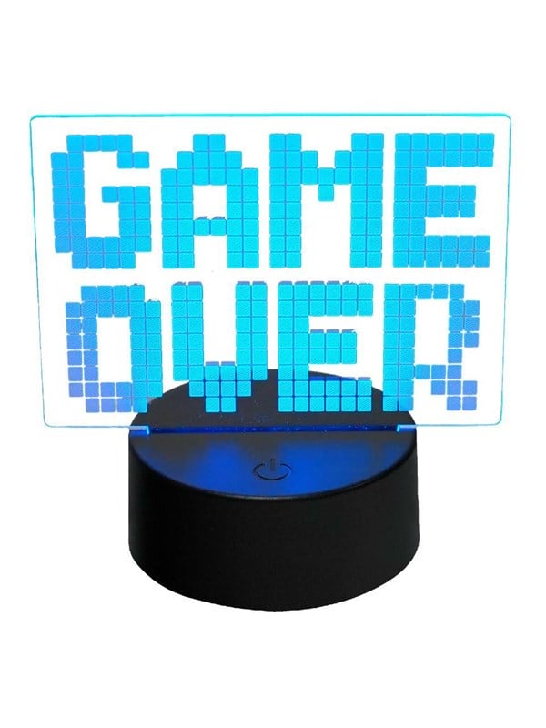 MECHARITE - 3D Lampe - GAME OVER - GEEKD.dk