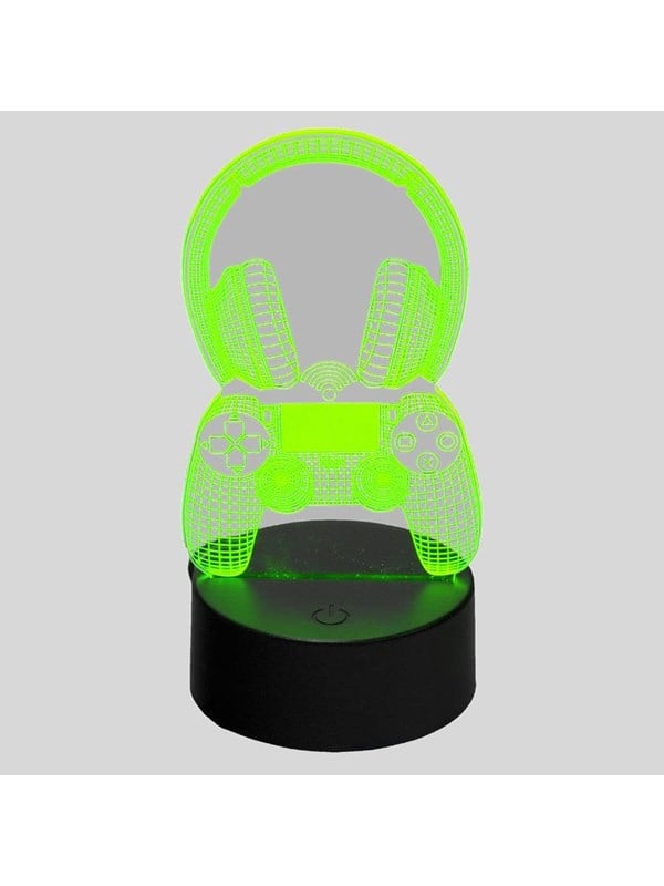 MECHARITE 3D LED Lampe - Controller & Headset - GEEKD.dk