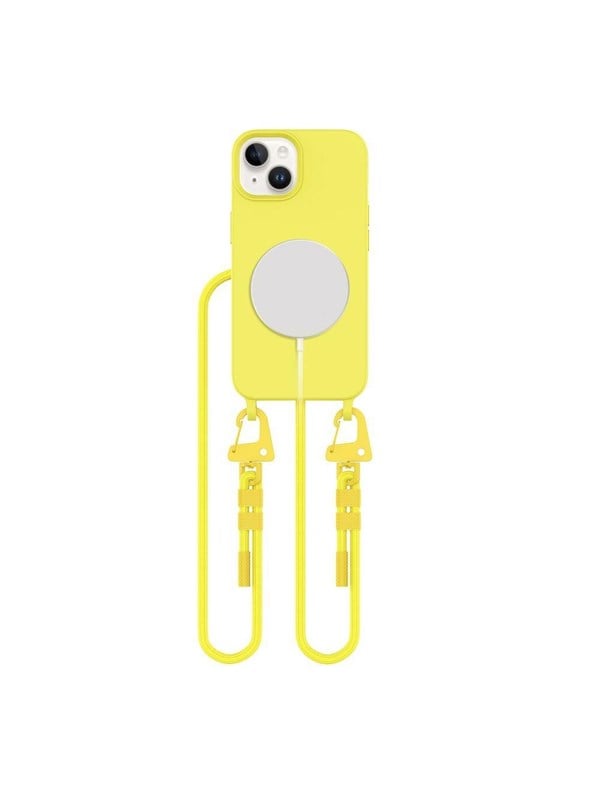 Tech-Protect Magnecklace MagSafe Case for iPhone 15 - Yellow