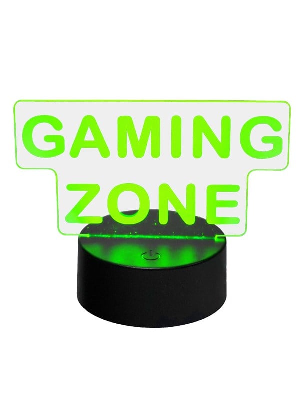 MECHARITE 3D LED Lampe - Gaming Zone - GEEKD.dk