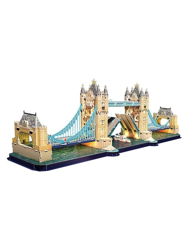 Cubic Fun 3D Puzzle Tower Bridge with LED Lighting 3D Puslespil