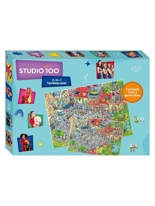 Studio 100 2-in-1 Family Puzzle - 30 Years of Floor