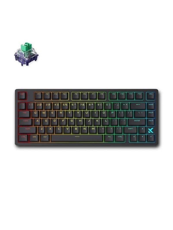 MCHOSE Jet 75 Kailh Magnetic God Hall Effect - Gaming Tastatur - Uden Numpad - Amerikansk engelsk - Sort