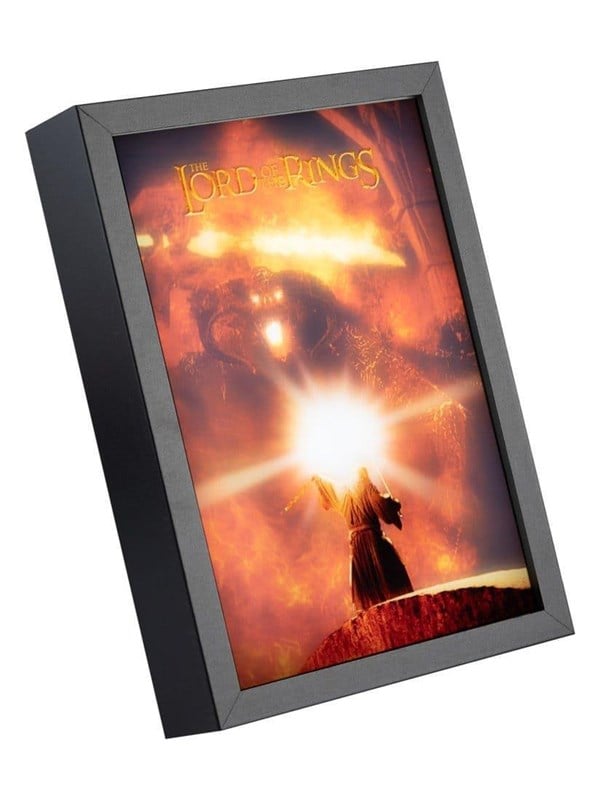 Grupo Erik - The Lord of the Rings Framed LED Panel 28 x 20 cm - Billede billede