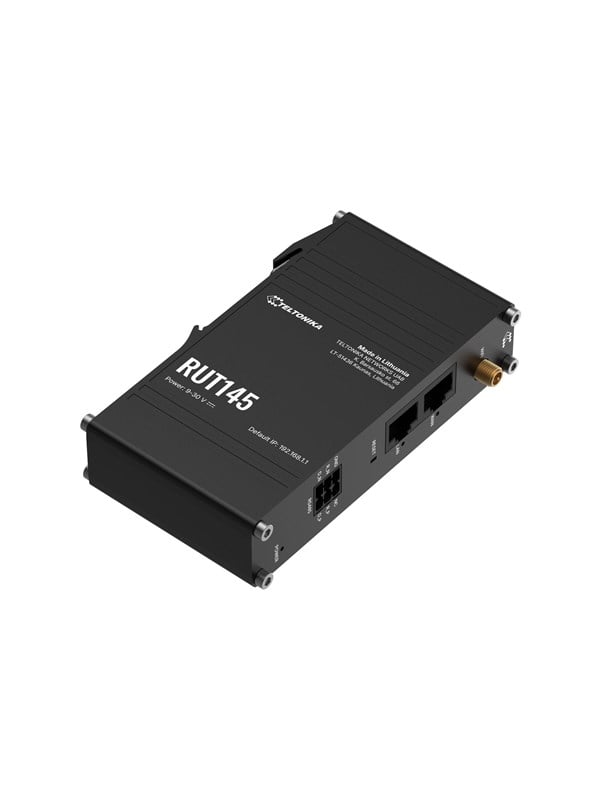 Teltonika RUT145 – wireless router – Wi-Fi – DIN rail mountable – Wireless router N Standard – 802.11n