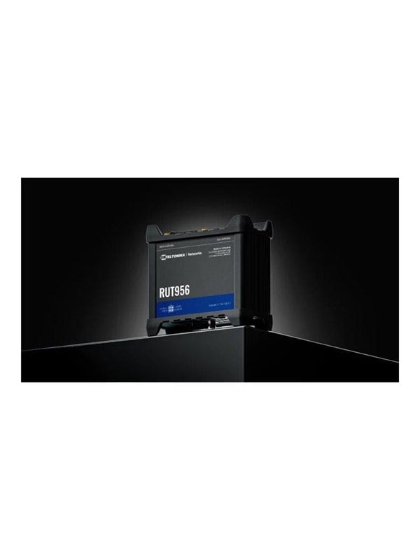 Teltonika RUT956 - wireless router - WWAN - Wi-Fi - 3G 4G 2G - DIN rail mountable - Wireless router N Standard - 802.11n
