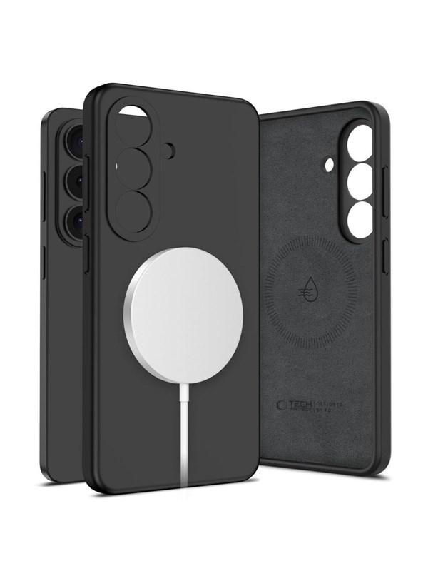 Tech-Protect Silicone MagSafe Case for Samsung Galaxy S26+ - Black
