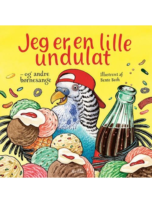 Jeg er en lille undulat - og andre børnesange (pap - Børnebog - Papbog